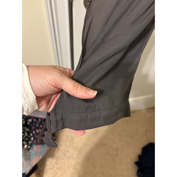 One by one teaspoon Sz large grey harem pants split leg EUC viscose - Picture 3 of 9